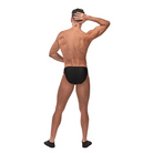 Male Power Nylon Lycra Pouchless Brief Blk OS - Black - Lingerie Clothing and Accessories