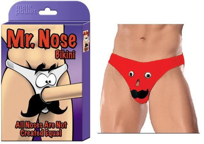 Male Power Panties Novelty Mr. Nose Bikini O/s at the Haus of Shag
