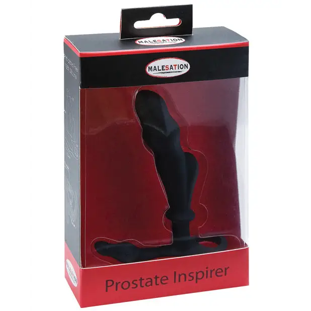 Malesation Prostate Inspirer - Black - Cock Ring and Plug