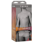 Man Squeeze ’Twink’ ULTRASKYN Stroker with male torso model packaging