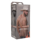 Man Squeeze ULTRASKYN Stroker packaging shows shirtless man in cowboy hat - Chad White