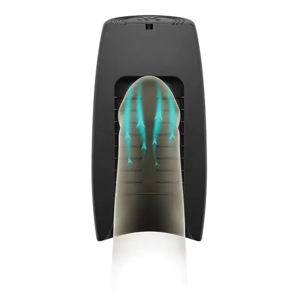 Automatic air freshener dispenser with spray pattern featured by Man Wand Pump One Masturbator