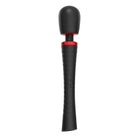 Black Man Wand Xtreme with red accent ring and two attachments - Personal Massager