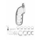 Mancage Chastity 5.5in Transparent Model 6 - Cock Cage