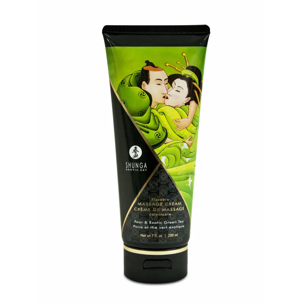 Massage Cream Pear & Exotic Green Tea 7 Oz - Erotic Body Lotions