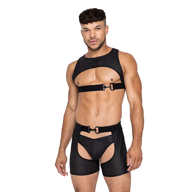 Master Harness W/hook & Ring Closure Black - Extra Large - Harness