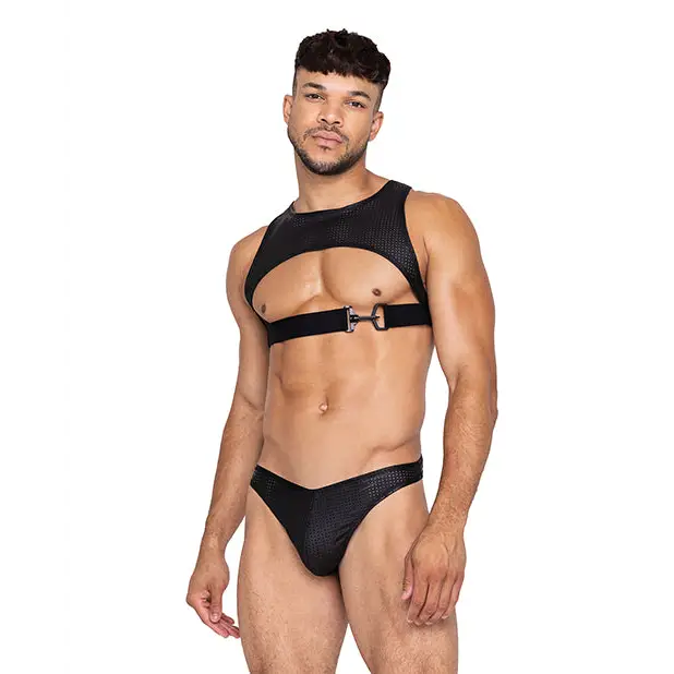 Master Harness W/hook & Ring Closure Black - Harness