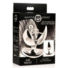 Master Series Ass Vault Locking Anal Expander: Metallic Plug with Locking Mechanism in Packaging