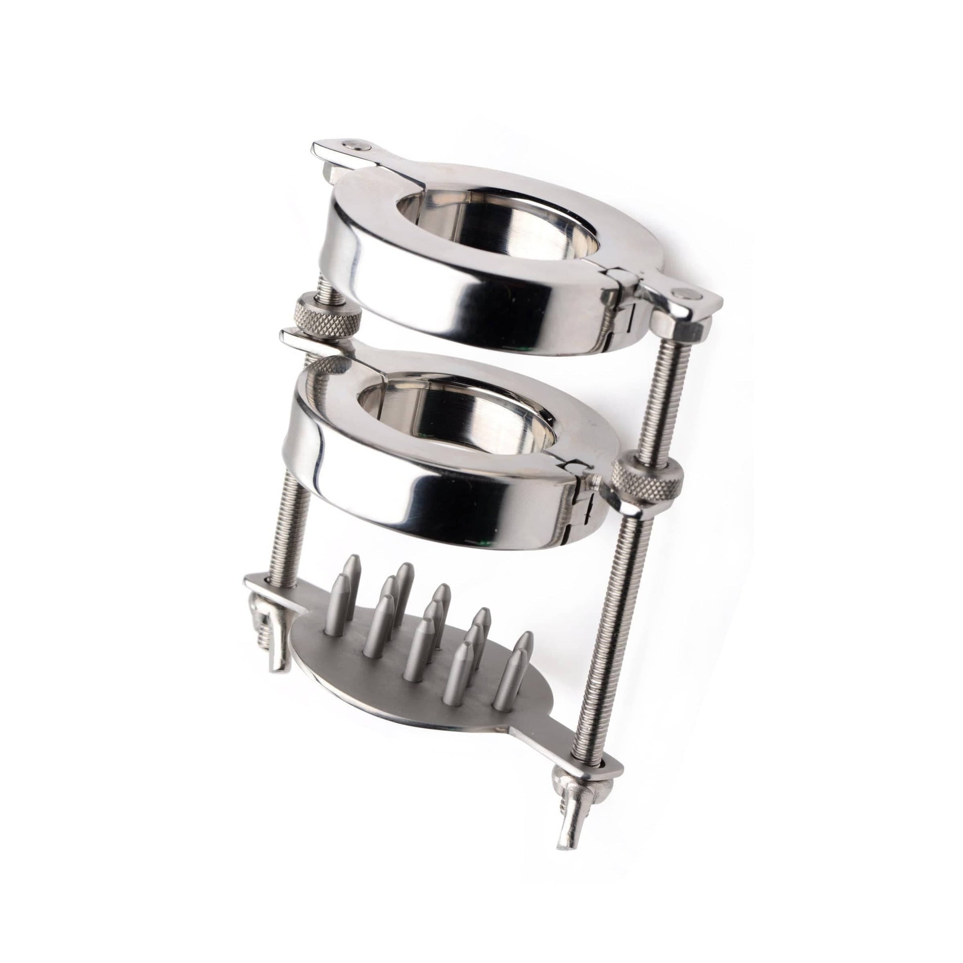 Stainless Steel Spiked Cbt Ball Stretcher And Crusher - The Haus
