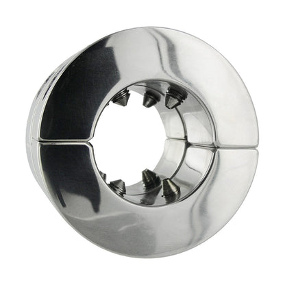 Master Series Ball Stretcher Silver Master Series Hells Bridge Spiked Ball Stretcher at the Haus of Shag