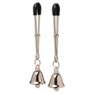 Master Series Chimera adjustable bell nipple clamps with attached bells for playful teasing