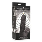 Master Series Dark Pecker Dick Drip Candle - Black in sleek packaging for unique experiences