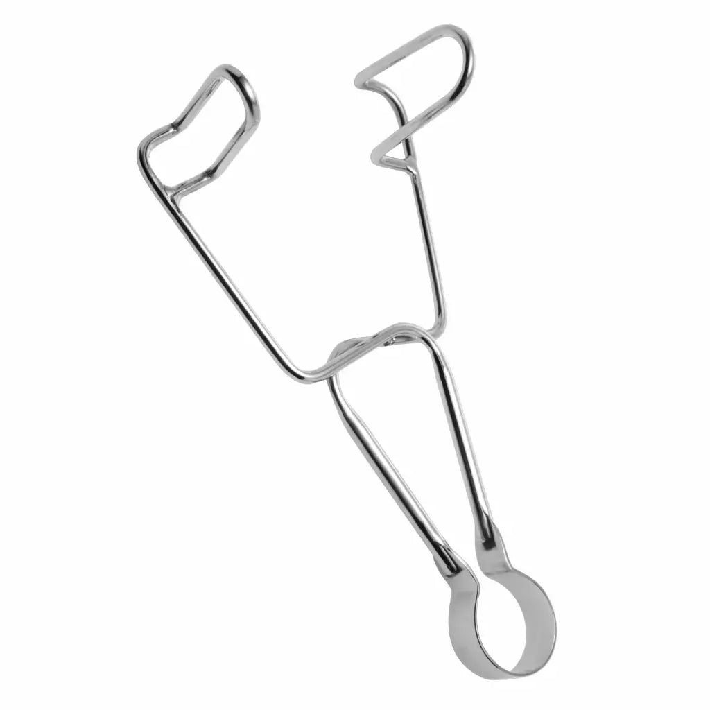 Surgical dartigues retractor medical hole spreader with curved handles and a ring-shaped end