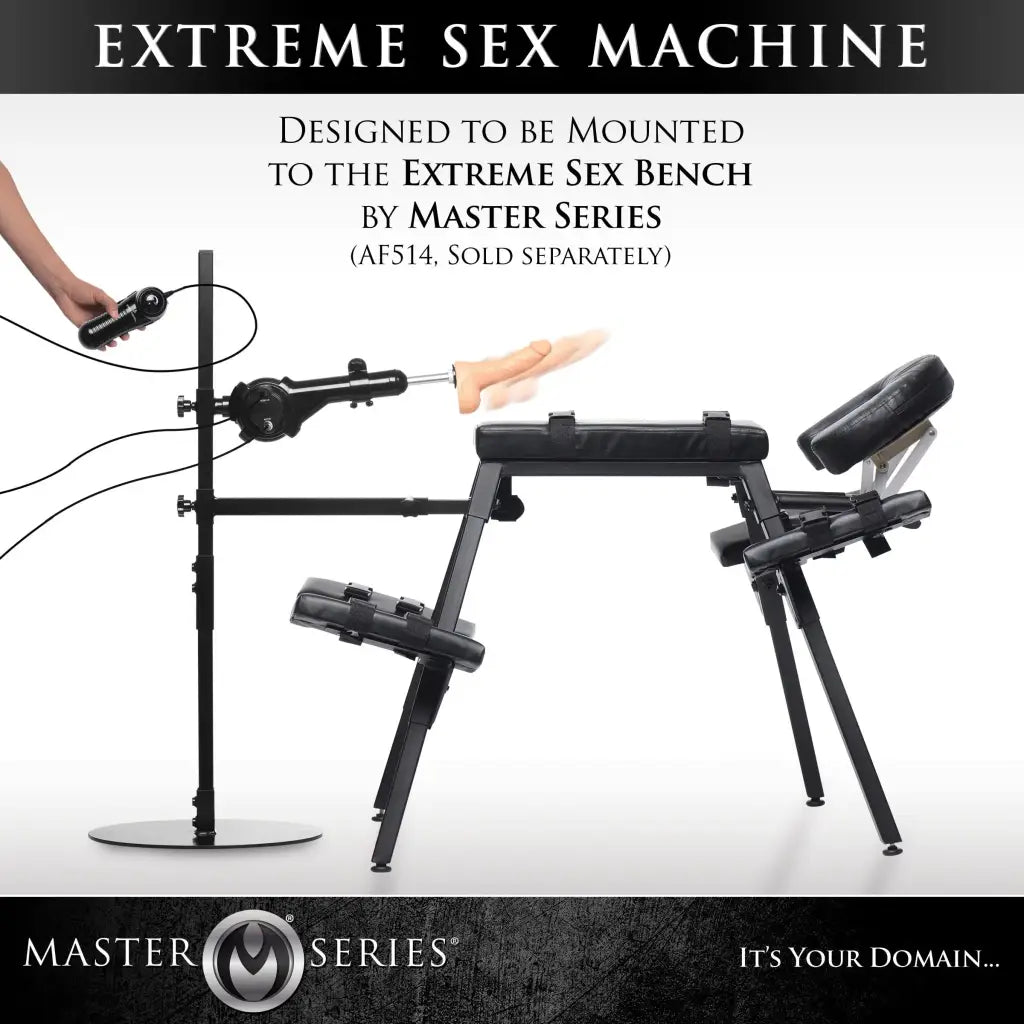 Master Series Dicktator 2.0 Sex Machine - Black - Thrusting Machine