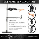 Master Series Dicktator 2.0 Sex Machine - Black - Thrusting Machine