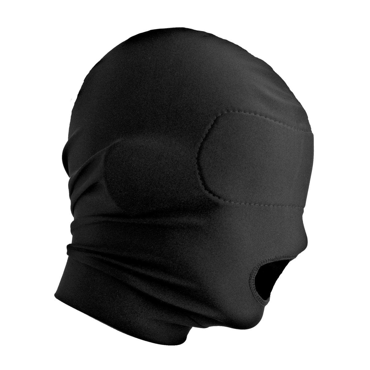 Master Series Hood Disguise Open Mouth Hood With Padded Blindfold at the Haus of Shag