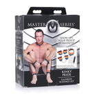 Master Series Bondage Kit Master Series Kinky Pride Rainbow Bondage Set - Wrist & Ankle Cuffs & Collar W/leash at the Haus of Shag