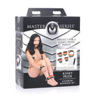 Master Series Bondage Kit Master Series Kinky Pride Rainbow Bondage Set - Wrist & Ankle Cuffs & Collar W/leash at the Haus of Shag