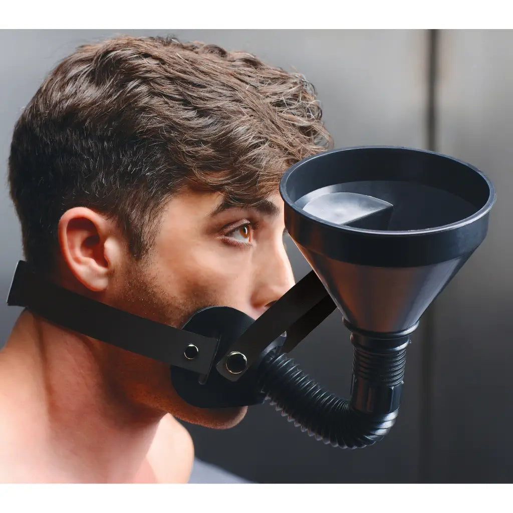 Master Series Gag Latrine Extreme Funnel Gag at the Haus of Shag