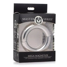 Master Series Mega Magneti^e 1.75’ Stainless Steel Magnetic Cock Ring in Retail Packaging