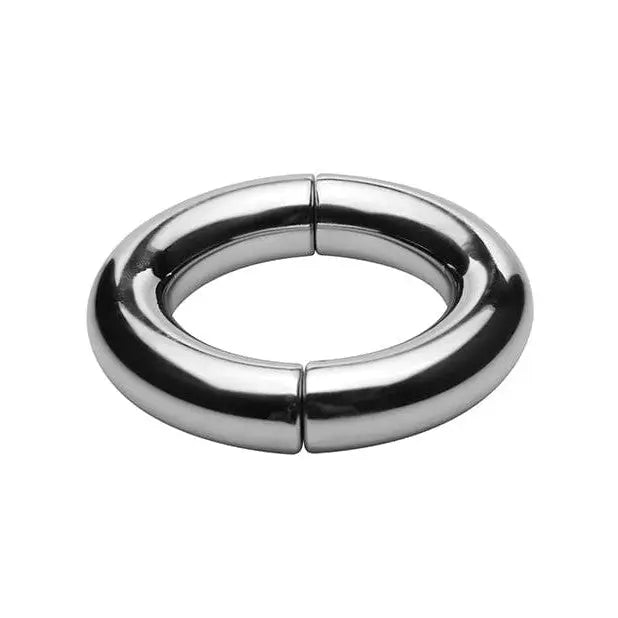 Master Series Penis Enhancement Master Series Mega Magneti^e 1.75" Stainless Steel Magnetic Cock Ring - Silver at the Haus of Shag