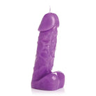 Master Series Passion Pecker Dick Drip Candle - Purple, phallus-shaped purple candle