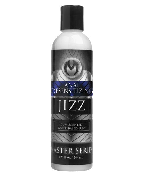 Master Series Silicone Lubricant 8.25 oz. Master Series 'Jizz' Cum Scented Desensitizing Lube at the Haus of Shag
