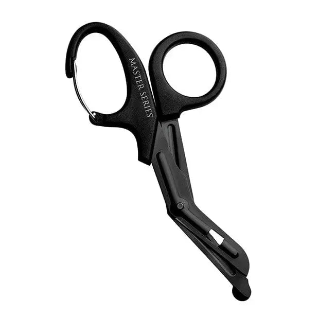 Master Series Safety Scissors Master Series Snip Heavy Duty Bondage Scissors W/clip - Black at the Haus of Shag