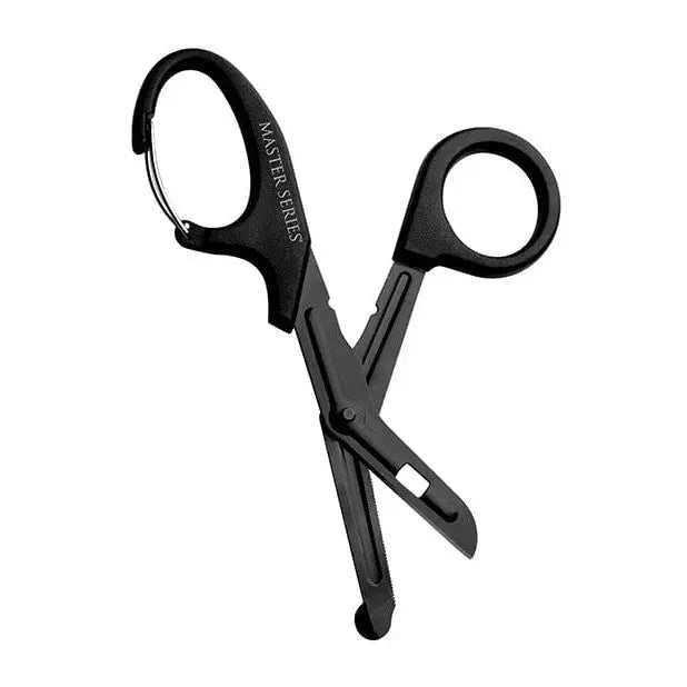 Master Series Safety Scissors Master Series Snip Heavy Duty Bondage Scissors W/clip - Black at the Haus of Shag