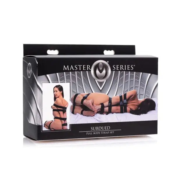 Master Series Full Body Restraint Master Series Subdued Full Body Strap Set at the Haus of Shag