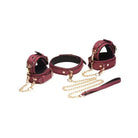 Master Series Bondage Kit Master Series Velvet 6 Pc Bondage Set - Burgundy at the Haus of Shag