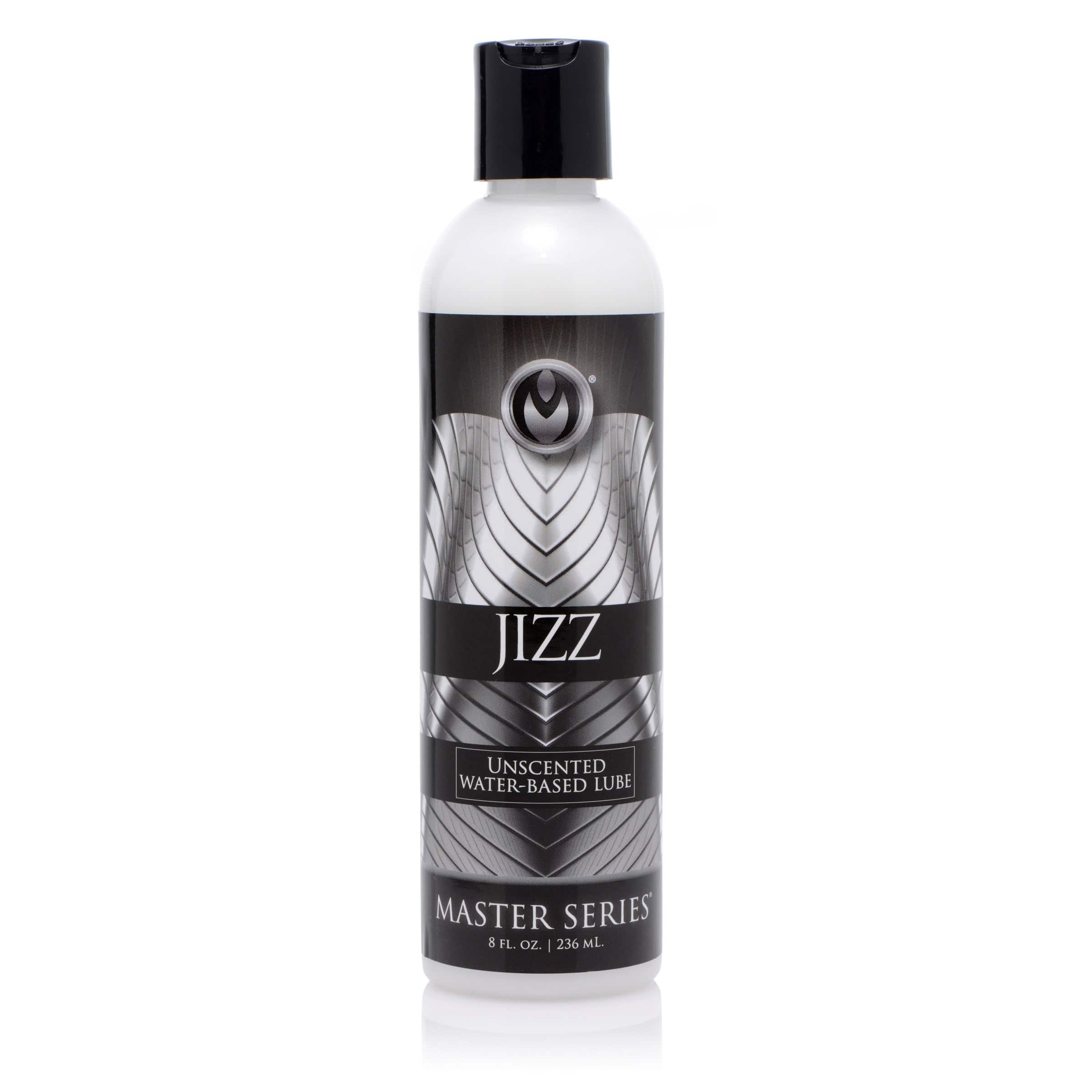 Master Series Water Based Lubricant 8 oz. Master Series Jizz Unscented Water-Based Lube at the Haus of Shag
