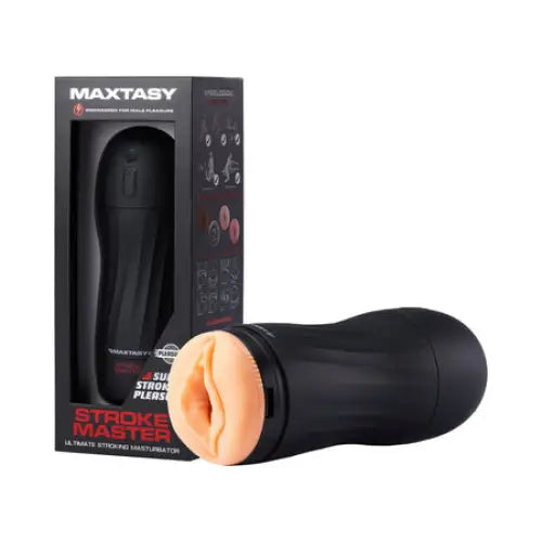 Maxtasy Stroke Master Realistic With Remote Nude Plus - Manual Stroker