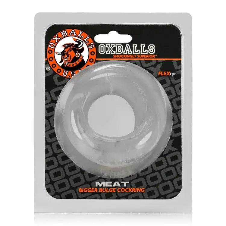 Meat Bulge Enhancing Cockring Clear - Cock Ring