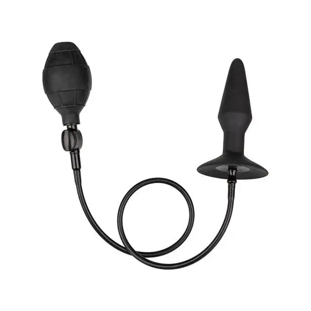 CalExotics Plug Medium Silicone Inflatable Plug - Black at the Haus of Shag