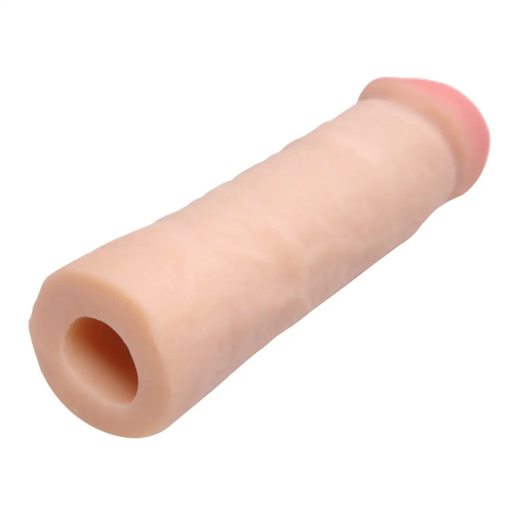 Mega Enlarger Sleeve Penis Enhancer: Enhance Experience with a Realistic Pink Flesh Tube