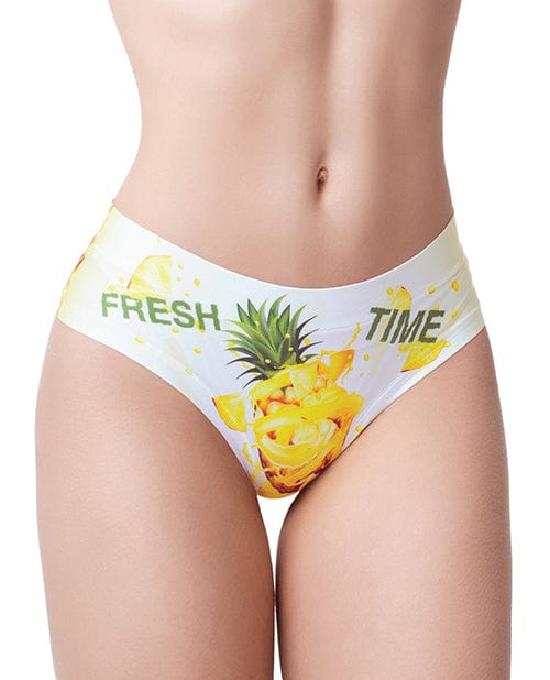 memème Panties Large Mememe Fresh Summer Pineapple Printed Slip at the Haus of Shag
