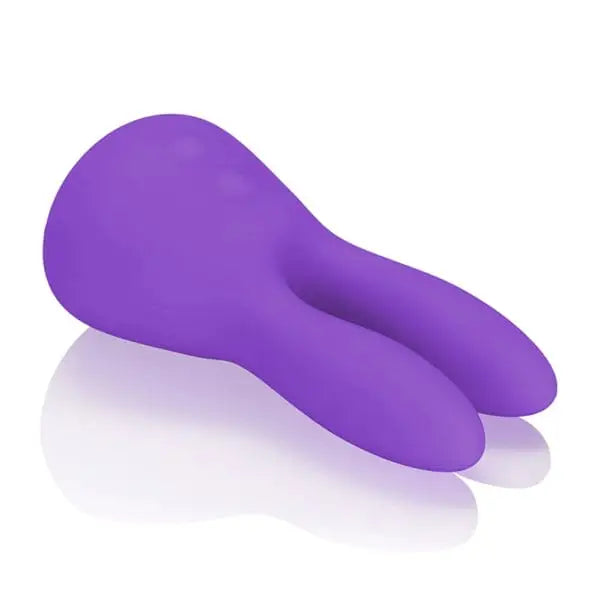 Mini Marvels Marvelous Bunny purple silicone vibrator on a white background