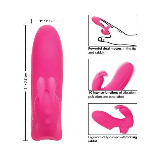 CalExotics Stimulators Mini Marvels Silicone Marvelous Pleaser - Pink at the Haus of Shag