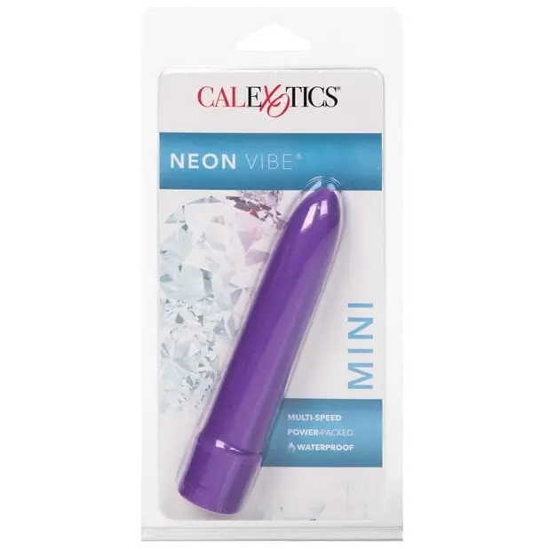 CalExotics Vibrator Purple Mini Neon Vibe at the Haus of Shag