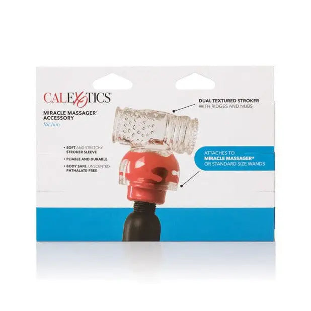 CalExotics Massage Products Miracle Massager Accessory For Him - Clear at the Haus of Shag