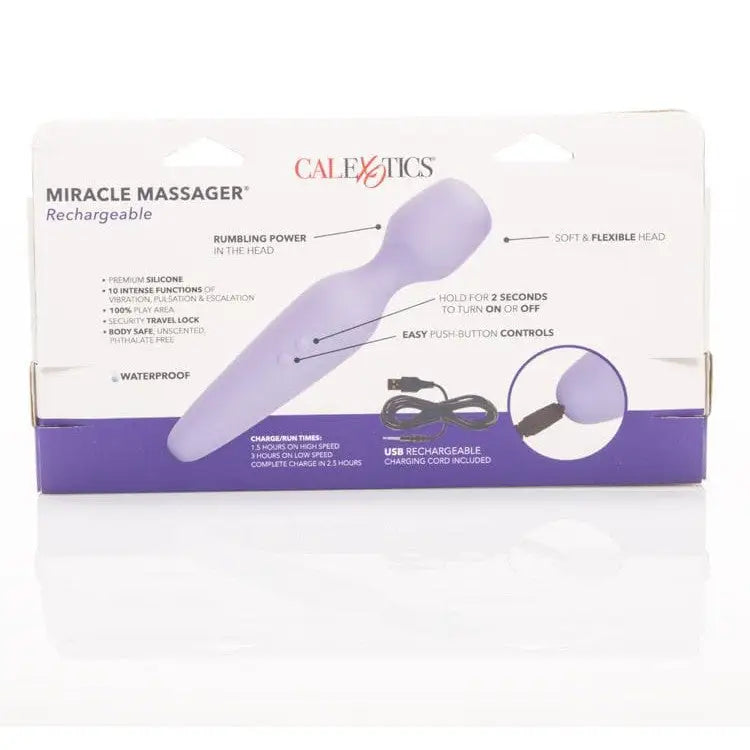 CalExotics Vibrator Miracle Massager Rechargeable at the Haus of Shag