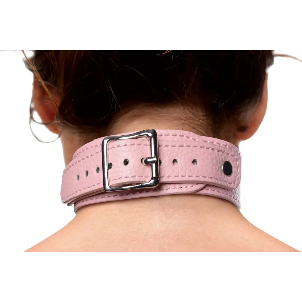 Frisky Upper Body Harness Miss Behaved Pink Chest Harness at the Haus of Shag