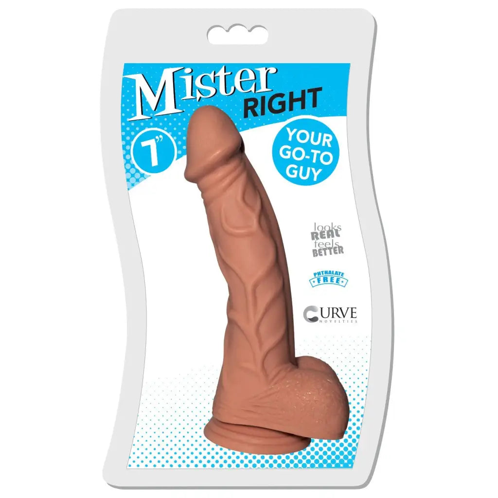 Mister Right 7 Vanilla - Realistic Dildo