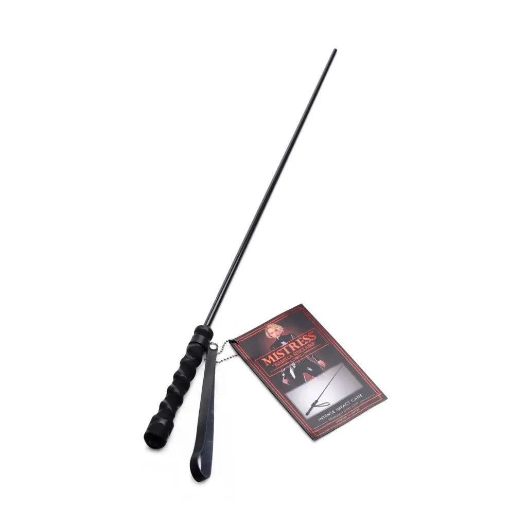 Riding crop with black handle: Mistress by Isabella Sinclaire Intense Impact Cane