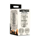 Mistress Double Shot Mouth and Pussy Mini Masturbator Clear - Manual Stroker