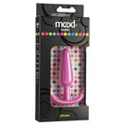 Mood Naughty Butt Plug: Pink silicone anal plug in retail packaging