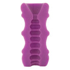 Mood Pleaser Thick Ribbed Stroker with textured purple silicone for enhanced sensations