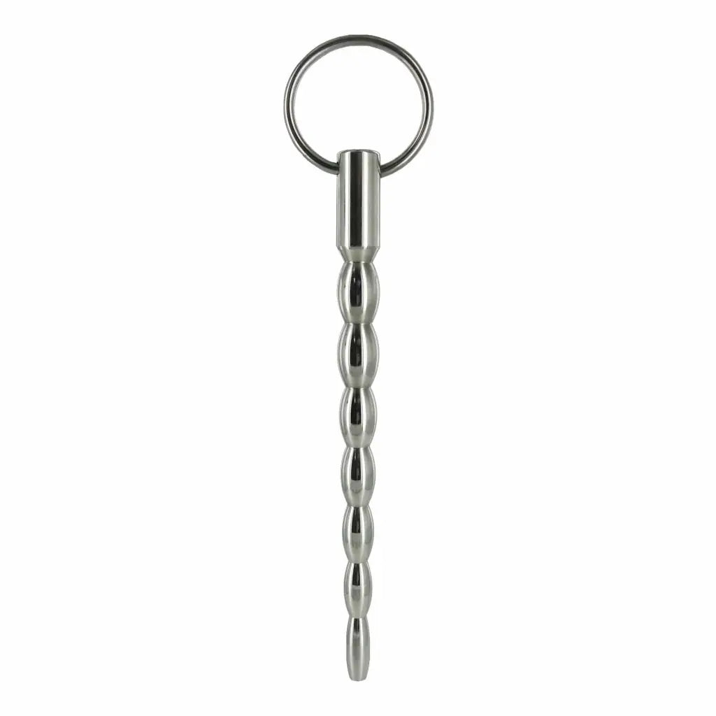 Metal anal beads with ring handle - Mortal Coil Sound: Elegant and durable design