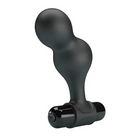 Mr. Play Silicone Anal Vibro Plug - Black - Powered Butt Plug